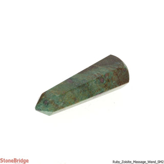 Ruby in Fuchsite Pointed Massage Wand - Small #1 - 1 1/2'' to 2 1/2"    from Stonebridge Imports