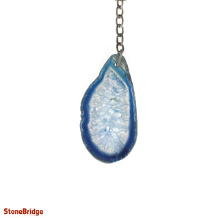Keychain - Agate Slice    from Stonebridge Imports