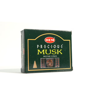 Precious Musk Hem Incense Cones - 10 Pack    from Stonebridge Imports