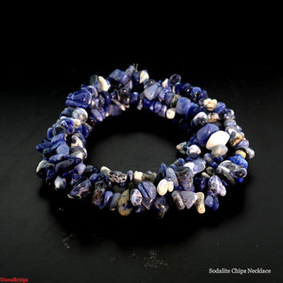 Sodalite Chip Strands - 5mm to 8mm    from Stonebridge Imports