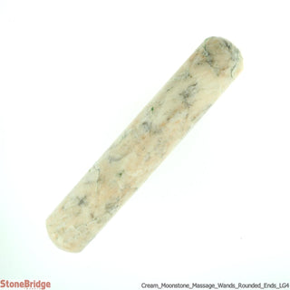 Moonstone Cream Rounded Massage Wand - Large #2 - 3 1/2" to 4 1/2"    from Stonebridge Imports