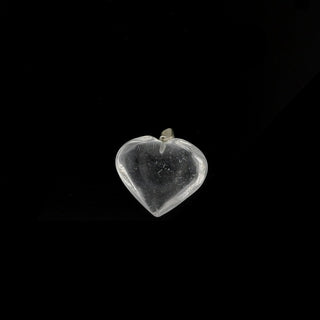 Clear Quartz Gemmy Heart Pendant - 3/4" to 1"    from Stonebridge Imports