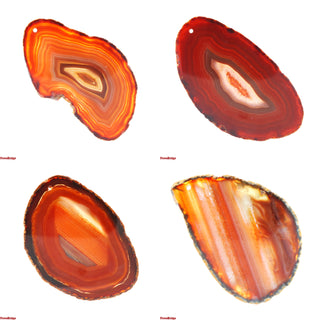 Agate Slices Drilled #00 - 1 1/4" to 2" Long    from Stonebridge Imports