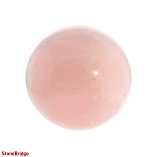 Rose Quartz A Sphere - Large #6 - 3 1/2"    from Stonebridge Imports