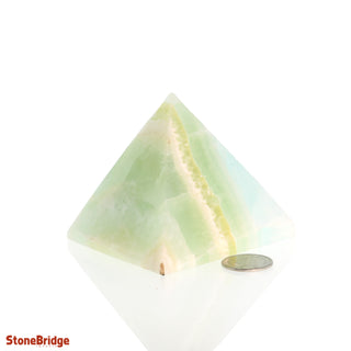 Calcite Green Pyramid LG2    from Stonebridge Imports