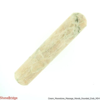 Moonstone Cream Rounded Massage Wand - Medium #2 - 3" to 4"    from Stonebridge Imports