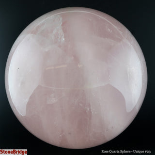 Rose Quartz Sphere U#23 - 4 1/4"    from Stonebridge Imports