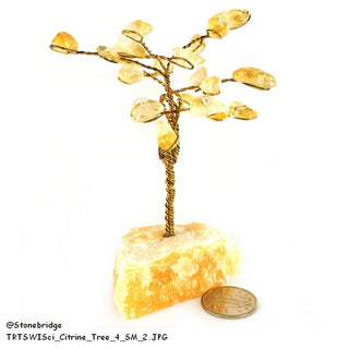 Citrine Wired Gem Tree 4" Tall    from Stonebridge Imports