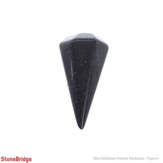 Goldstone Blue Pendulum 6 Facets & Ring    from Stonebridge Imports