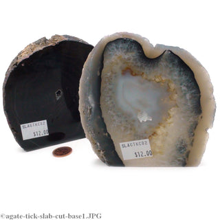 Agate Slice Thick Base Cut Druzy    from Stonebridge Imports