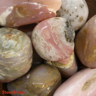 Opal Pink Tumbled Stones    from Stonebridge Imports