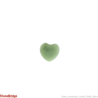 Green Aventurine Heart Pocket #1 - 3/4" to 1''    from Stonebridge Imports