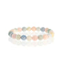 Aquamarine Morganite Bead Bracelet 8mm   from Stonebridge Imports
