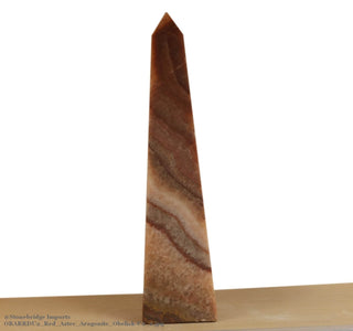 Red Aztec Aragonite Obelisk U#2 - 50cm    from Stonebridge Imports