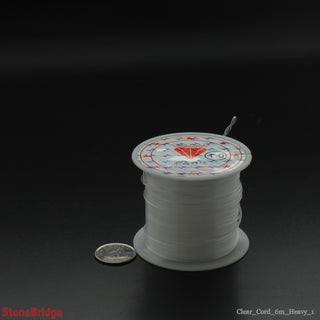 Clear Static Cord - Heavy Duty #1 - 6mm    from Stonebridge Imports