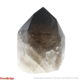 Smoky Quartz Cut Base, Polished Point Tower #6 Short    from Stonebridge Imports