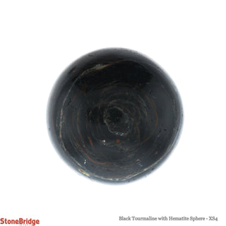 Tourmaline & Hematite Sphere - Extra Small #4 - 2"    from Stonebridge Imports