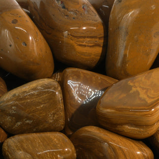 Yellow Jasper Tumbled Stones    from Stonebridge Imports