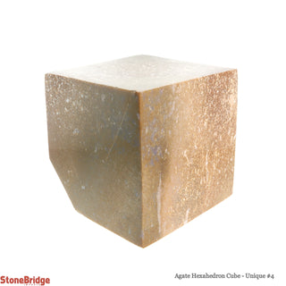 Ocean Jasper Hexahedron Cube U#4 - 94mm    from Stonebridge Imports