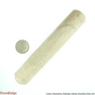 Moonstone Cream Rounded Massage Wand - Extra Large #2 - 3 3/4" to 5 1/4"    from Stonebridge Imports