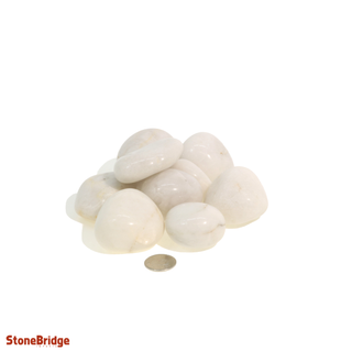 White Agate Tumbled Stones - India X-Large   from Stonebridge Imports