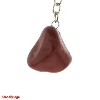 Keychain - Red Jasper Tumbled    from Stonebridge Imports