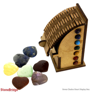 Chakra Heart Box Set - 7 Heart Pieces    from Stonebridge Imports