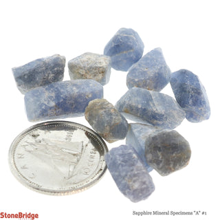 Sapphire Crysals #1 - 1/8" to 3/4" - 10g bag    from Stonebridge Imports