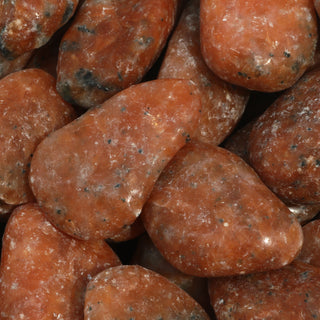 Orange Calcite Tumbled Stones - Brazil    from Stonebridge Imports