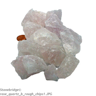 Rose Quartz B Chips - Medium    from Stonebridge Imports