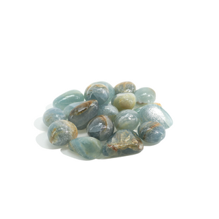 Blue & Green Onyx Tumbled Stones Medium   from Stonebridge Imports