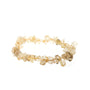 Rutilated Quartz Bead Bracelet Gold Chip   from Stonebridge Imports