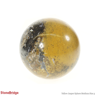 Yellow Jasper Sphere - Medium #3 - 2 3/4"    from Stonebridge Imports