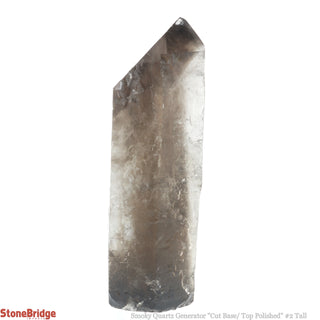 Smoky Quartz Cut Base, Polished Point Tower #2 Tall    from Stonebridge Imports