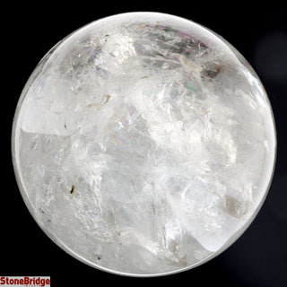 Clear Quartz A Sphere - Large #6 - 3 1/2"    from Stonebridge Imports