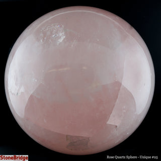 Rose Quartz Sphere U#25 - 4 1/4"    from Stonebridge Imports