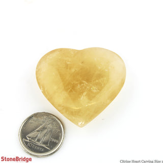 Citrine A Heart #1 - 15g to 24g    from Stonebridge Imports