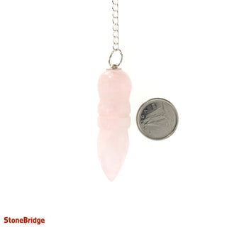 Rose Quartz Egyptian Pendulum    from Stonebridge Imports