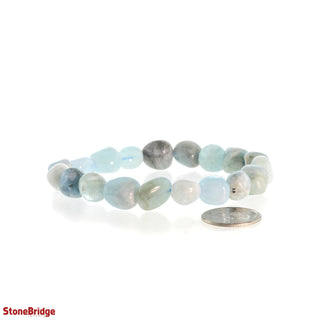 Aquamarine Tumbled Bracelets    from Stonebridge Imports