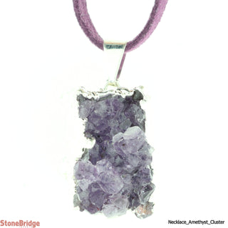 Amethyst Cluster Necklace    from Stonebridge Imports