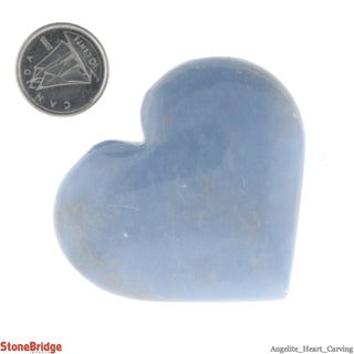 Angelite Heart #3 - 50 to 74g    from Stonebridge Imports
