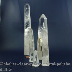 Clear Quartz Crystal Obelisk #1 - 3" to 4"    from Stonebridge Imports