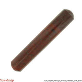 Red Jasper Rounded Massage Wand - Medium #4 - 4"    from Stonebridge Imports
