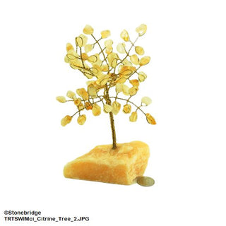 Citrine Wired Gem Tree 6" Tall    from Stonebridge Imports