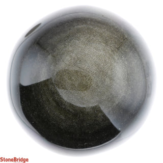 Obsidian Gold Sheen Sphere - Extra Small #2 - 1 3/4"    from Stonebridge Imports