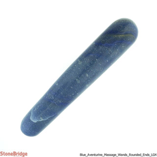 Blue Aventurine Rounded Massage Wand - Large #4 - 4 1/2"    from Stonebridge Imports