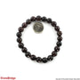 Garnet B Faceted Round Bracelet - 8mm    from Stonebridge Imports