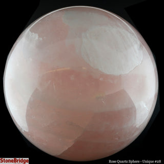 Rose Quartz Sphere U#28 - 5"    from Stonebridge Imports