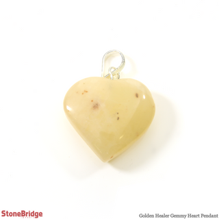 Golden Healer Gemmy Heart Pendant    from Stonebridge Imports
