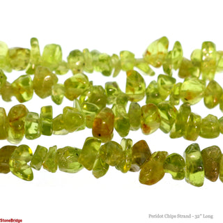 Peridot Chip Strands - 5mm to 8mm    from Stonebridge Imports